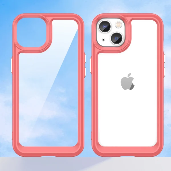 Outer Space Case iPhone 14 Plus hard cover with a gel frame redeng