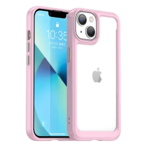 Outer Space Case iPhone 14 Plus hard cover with a gel frame pinkeng