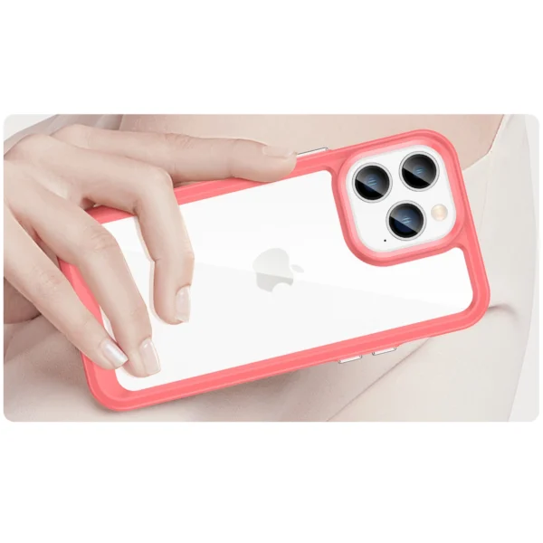 Outer Space Case iPhone 14 Pro hard cover with a gel frame redeng