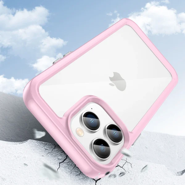 Outer Space Case iPhone 14 Pro hard cover with a gel frame pinkeng