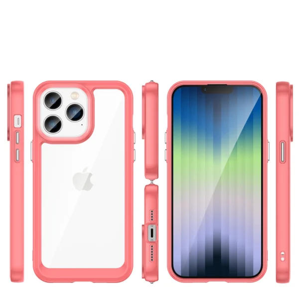 Outer Space Case iPhone 14 Pro Max hard cover with a gel frame redeng