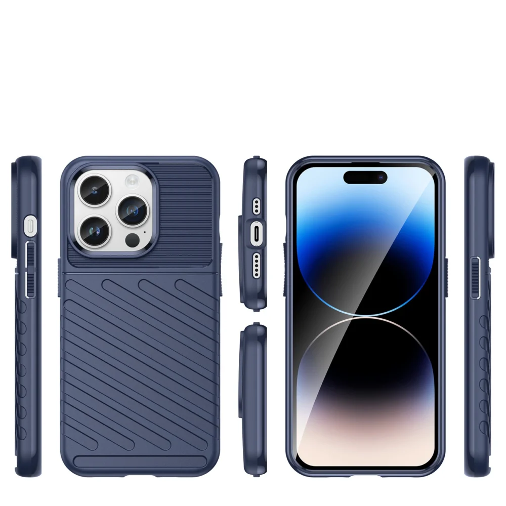 96601_2 Thunder Case iPhone 14 Pro Max blue armored caseeng