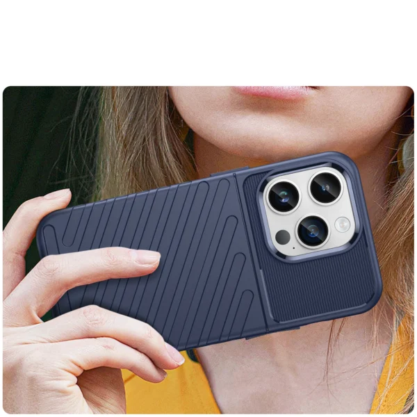 Thunder Case iPhone 14 Pro Max blue armored caseeng