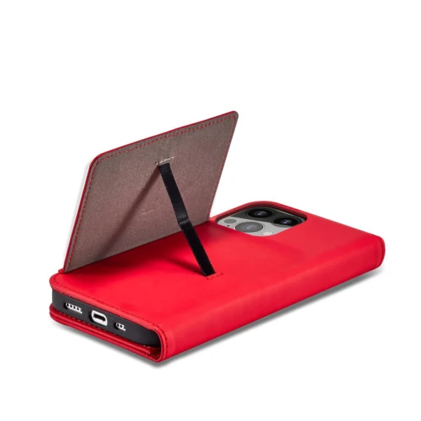 Magnet Card Case case for iPhone 14 Pro flip cover wallet stand redeng