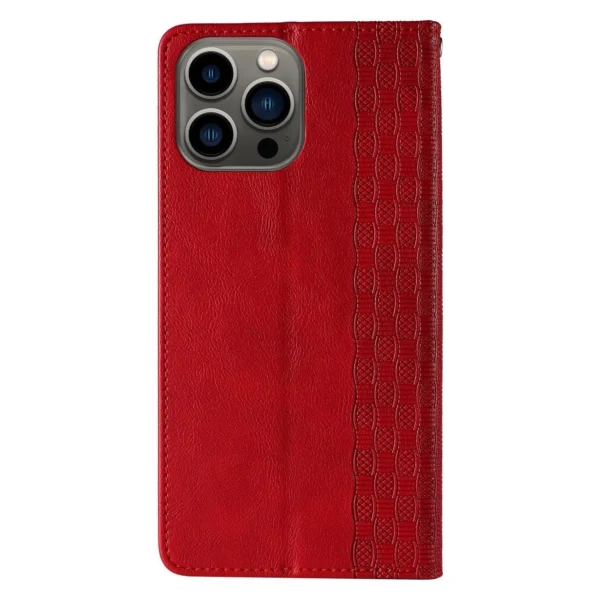 Magnet Strap Case Case for iPhone 14 Pro Max Flip Wallet Mini Lanyard Stand Redeng
