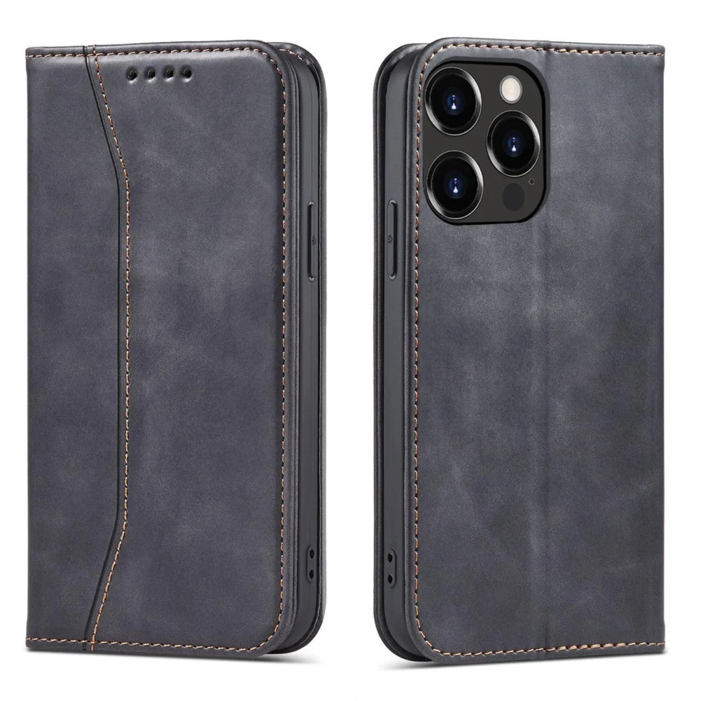 Magnet Fancy Case case for iPhone 14 Plus flip cover wallet stand blackeng