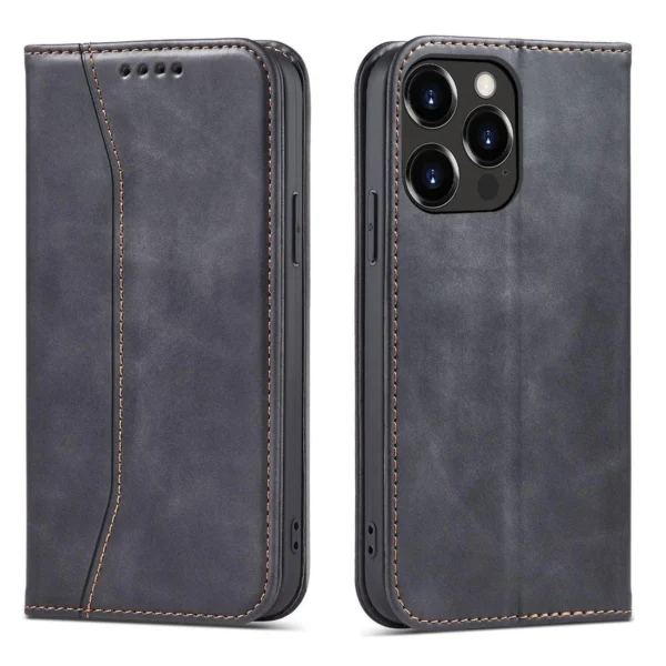 Magnet Fancy Case case for iPhone 14 Plus flip cover wallet stand blackeng