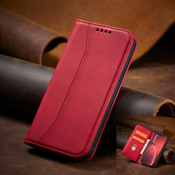 Magnet Fancy Case case for iPhone 14 Plus flip cover wallet stand redeng