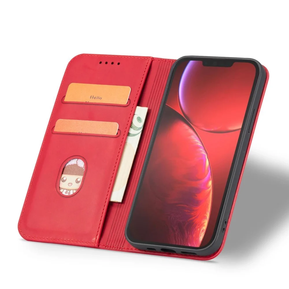 Magnet Fancy Case case for iPhone 14 Pro Max flip cover wallet stand redeng
