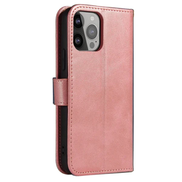 Magnet Case elegant case cover flip cover with stand function for iPhone 14 Pro pinkeng