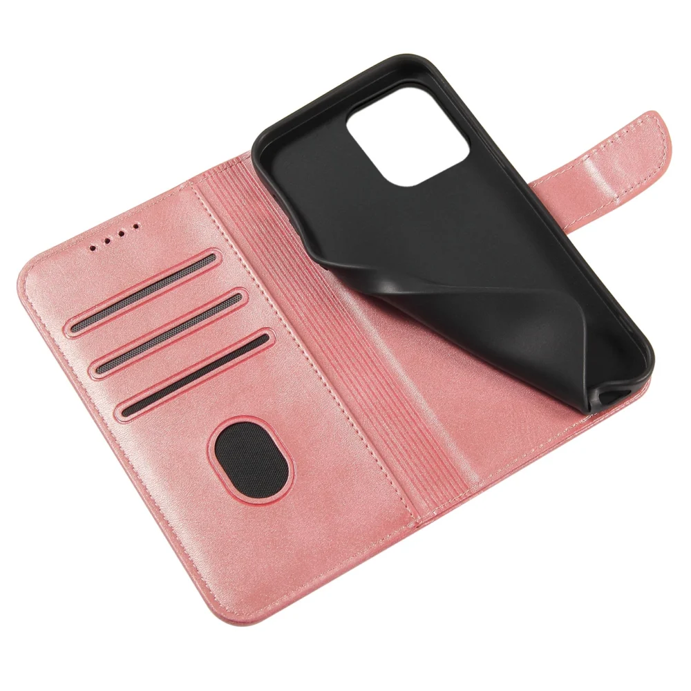 Magnet Case elegant case cover flip cover with stand function for iPhone 14 Pro pinkeng