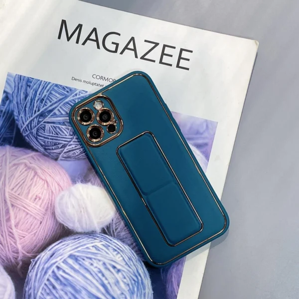 New Kickstand Case case for iPhone 13 Pro with stand blueeng