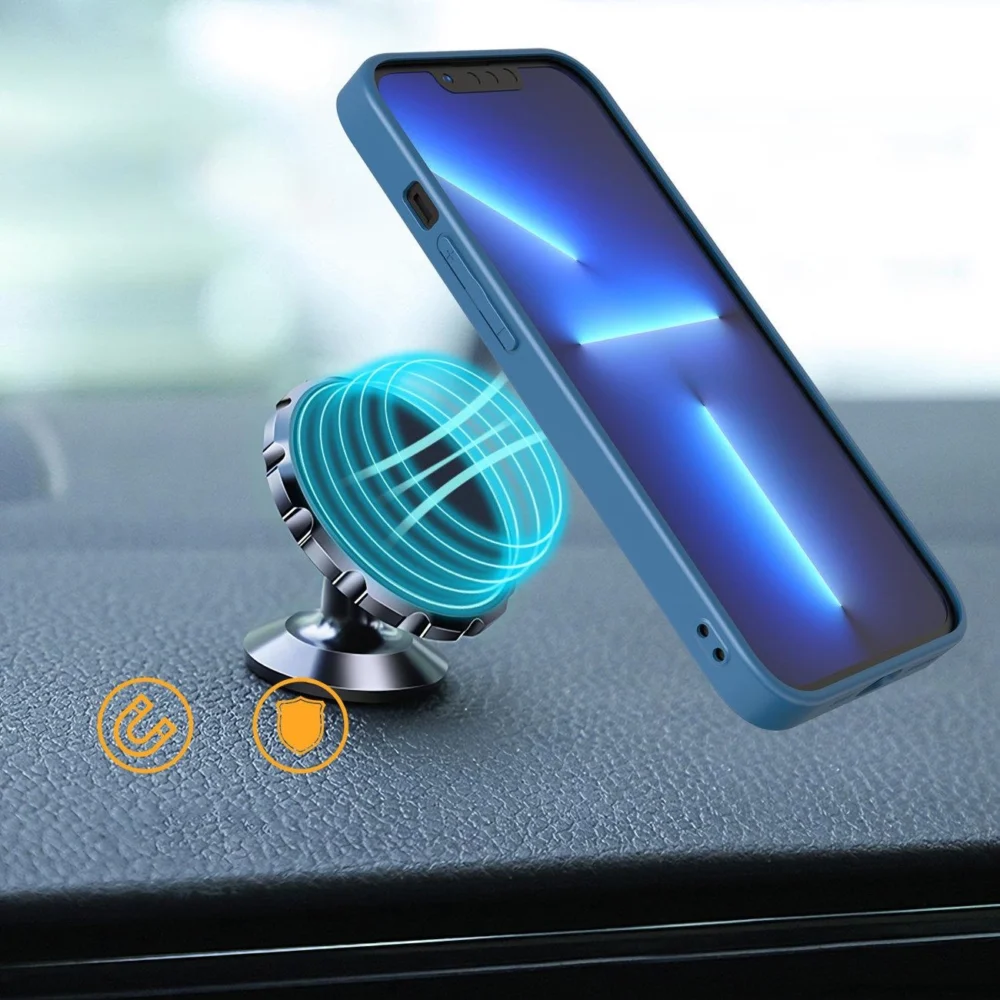 New Kickstand Case case for iPhone 13 Pro with stand blueeng