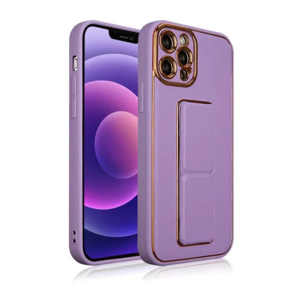 New Kickstand Case case for iPhone 12 with stand purpleeng