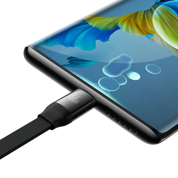 Baseus Bright Mirror 2 retractable cable 3in1 cable USB Type A - micro USB + Lightning + USB Type C 66W 1.1m black (CAMJ010101)eng