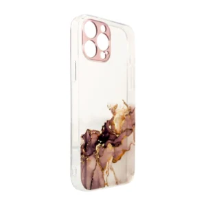 Marble Case for iPhone 12 Pro Gel Cover Marble Browneng