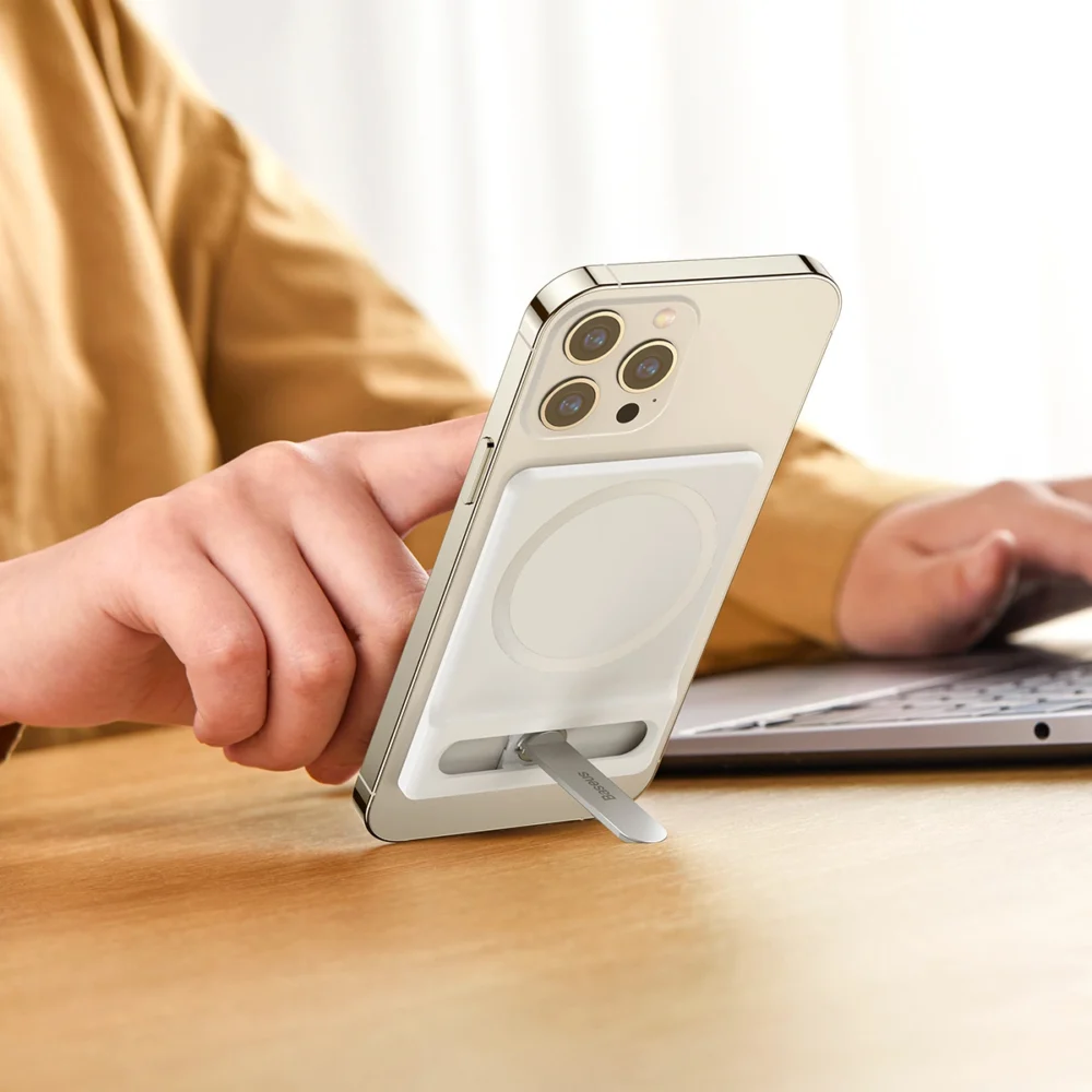 Baseus folding stand with magnetic holder white (LUXZ010002)eng