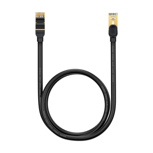 Baseus Speed Seven High Speed RJ45 Network Cable 10Gbps 1m Black (WKJS010101)eng