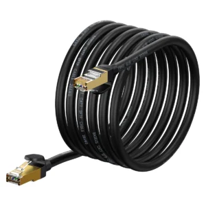 Baseus Speed Seven High Speed Network Cable RJ45 10Gbps 5m Black (WKJS010501)eng