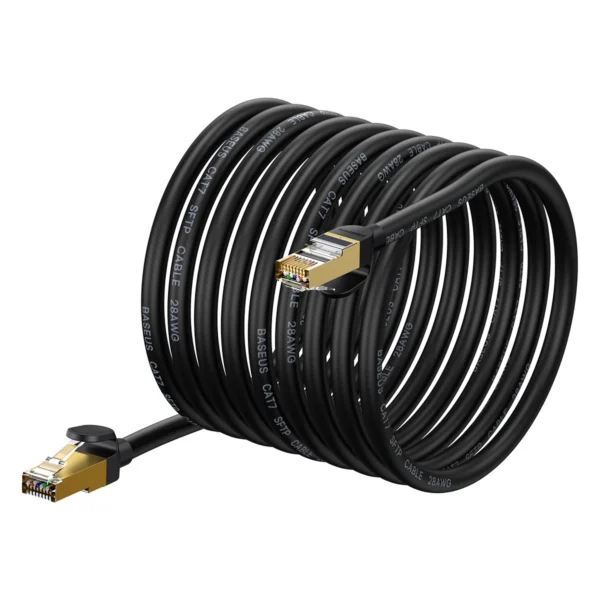 Baseus Speed Seven network cable RJ45 10Gbps 15m black (WKJS010801)eng