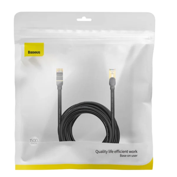 Baseus Speed Seven network cable RJ45 10Gbps 15m black (WKJS010801)eng