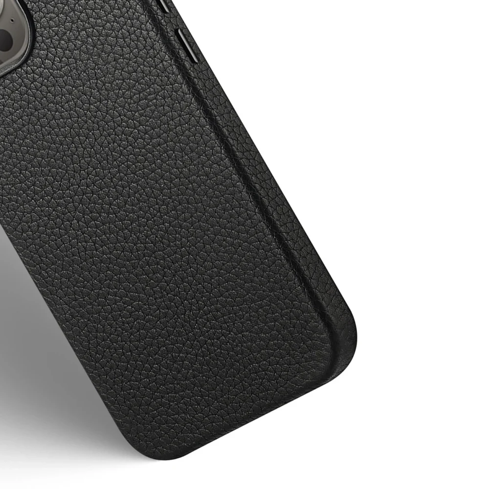 Dux Ducis Roma leather case for iPhone 13 Pro Max elegant genuine leather black caseeng