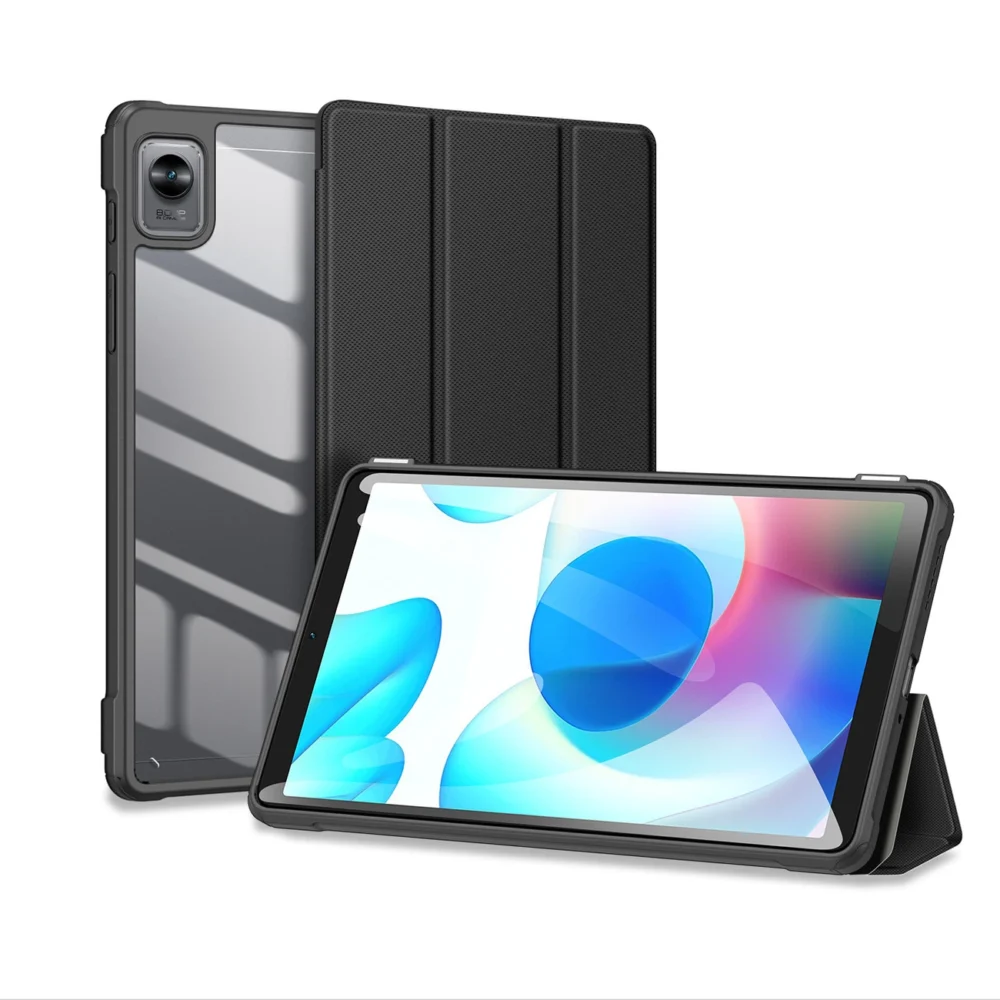 Dux Ducis Toby Armored Flip Smart Case for Realme Pad Mini blackeng