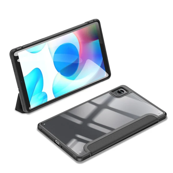 Dux Ducis Toby Armored Flip Smart Case for Realme Pad Mini blackeng