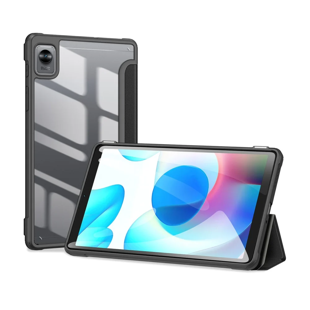 Dux Ducis Toby Armored Flip Smart Case for Realme Pad Mini blackeng