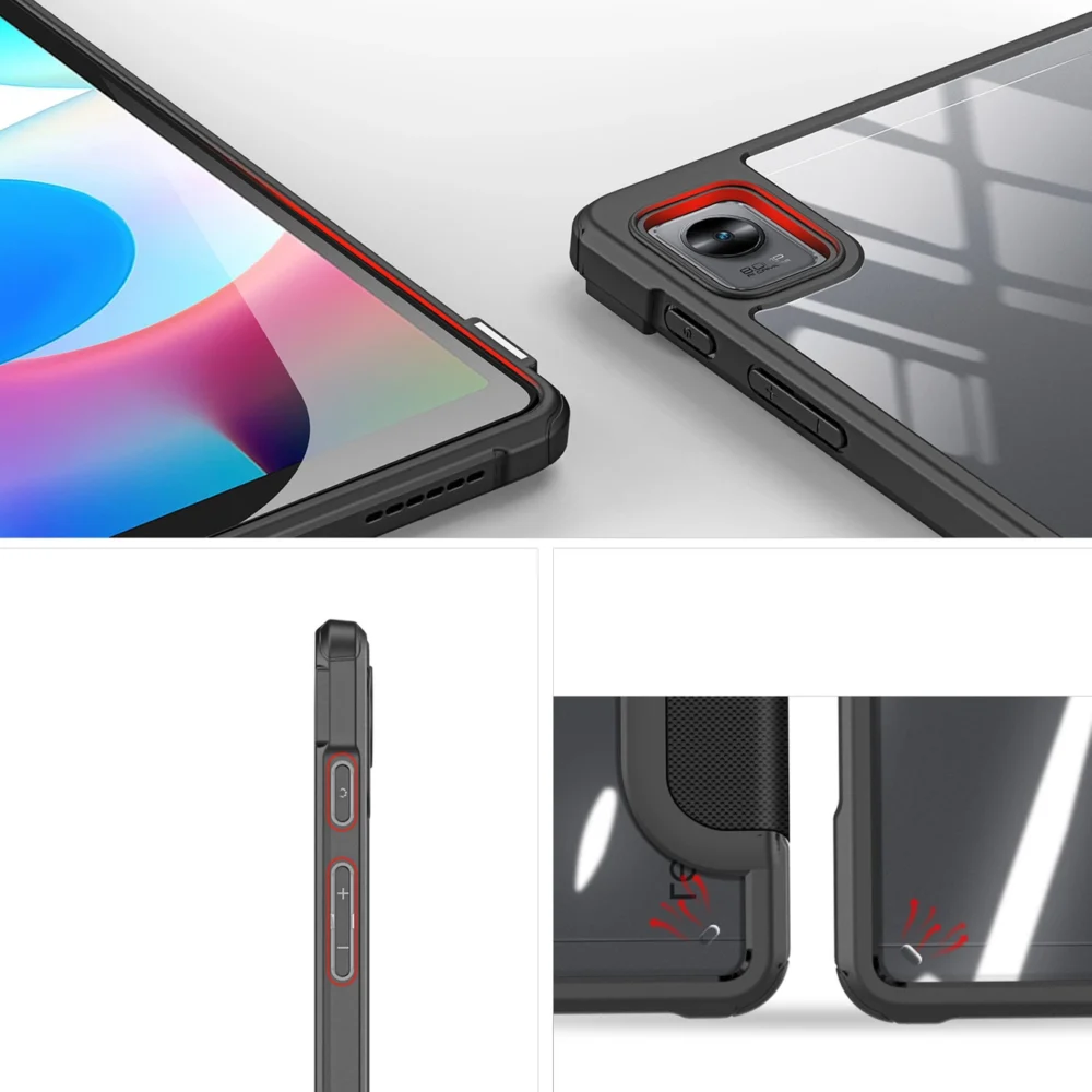 Dux Ducis Toby Armored Flip Smart Case for Realme Pad Mini blackeng
