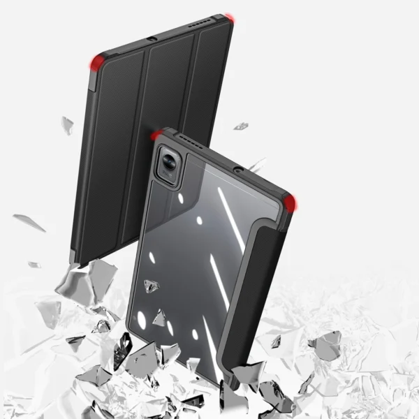 Dux Ducis Toby Armored Flip Smart Case for Realme Pad Mini blackeng