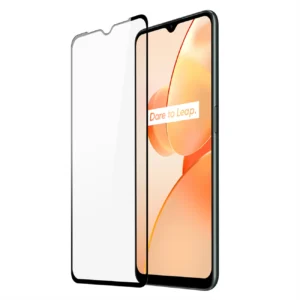 Dux Ducis 9D Tempered Glass 9H Durable Full Screen Tempered Glass with Realme C31 frame black (case friendly)eng