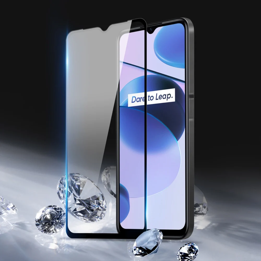 Dux Ducis 9D Tempered Glass full screen 9H tempered glass with frame Realme C35 black (case friendly)eng