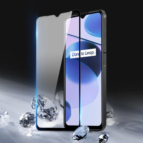 Dux Ducis 9D Tempered Glass full screen 9H tempered glass with frame Realme C35 black (case friendly)eng