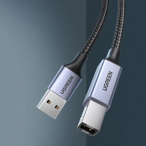 Ugreen USB Type B printer cable (male) - USB 2.0 (male) 480 Mbps 5 m black (US369 90560)eng