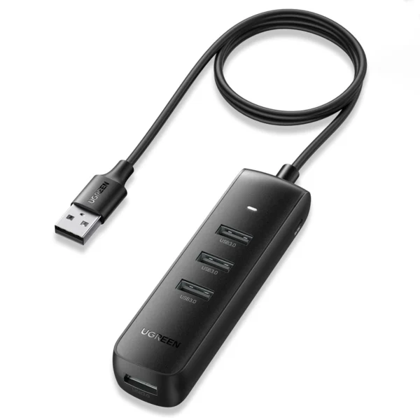Ugreen HUB USB Type A splitter - 4x USB 3.2 Gen 1 black (CM416 80657)eng