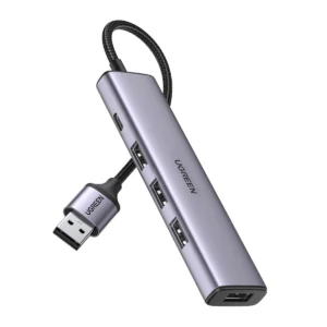 Ugreen USB HUB splitter - 4x USB 3.0 gray (CM473 20805)eng