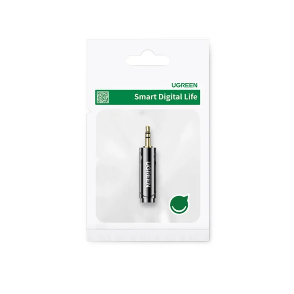 Ugreen adapter 3.5mm audio adapter (male) to 6.35mm mini jack (female) gray (AV168)eng