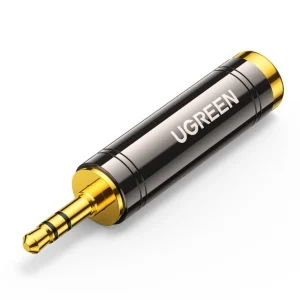 Ugreen adapter 3.5mm audio adapter (male) to 6.35mm mini jack (female) gray (AV168)eng