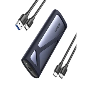 Ugreen CM400 90264 caddy for M.2 SSD with USB-C 3.2 port - grayeng