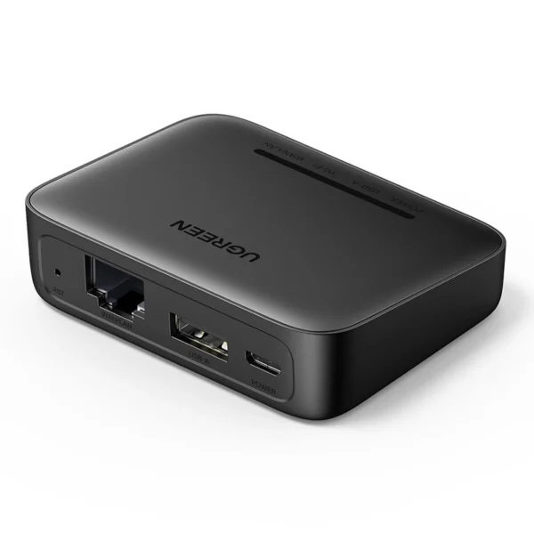 Ugreen external network card printer adapter black (CM428)eng