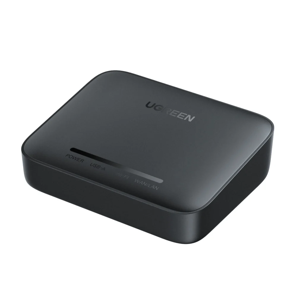 Ugreen external network card printer adapter black (CM428)eng