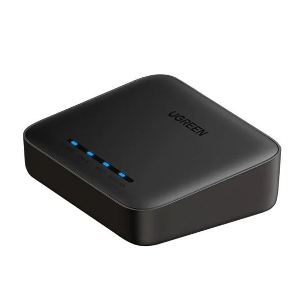 Ugreen external network card printer adapter black (CM428)eng