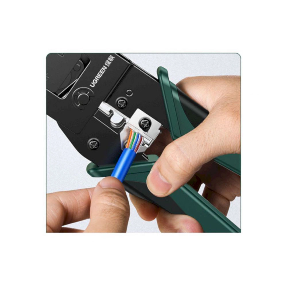 Ugreen cable plug crimper for internet Ethernet cables green (NW136 70683)eng