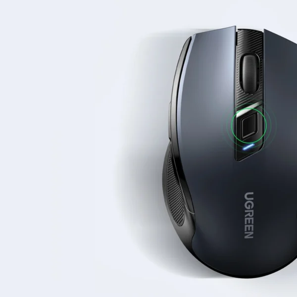 Ugreen MU006 Wireless USB 2.4GHz 4000 DPI Optical Mouse - Blackeng
