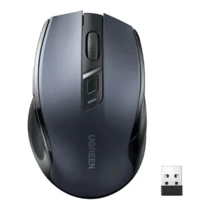 Ugreen MU006 Wireless USB 2.4GHz 4000 DPI Optical Mouse - Blackeng