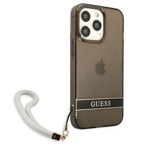 Guess GUHCP13LHTSGSK iPhone 13 Pro / 13 6.1" black/black hardcase Translucent Stapeng