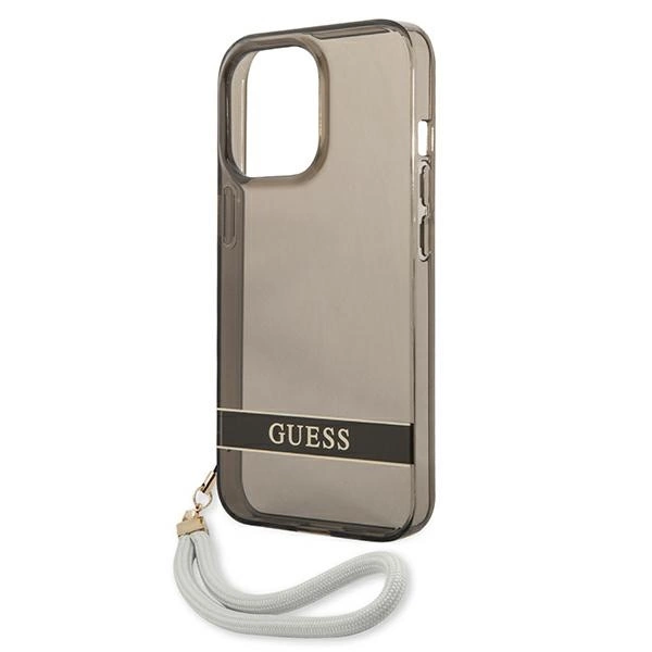 Guess GUHCP13LHTSGSK iPhone 13 Pro / 13 6.1" black/black hardcase Translucent Stapeng