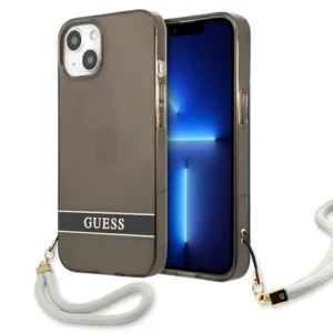 Guess GUHCP13SHTSGSK iPhone 13 mini 5.4" black/black hardcase Translucent Stapeng