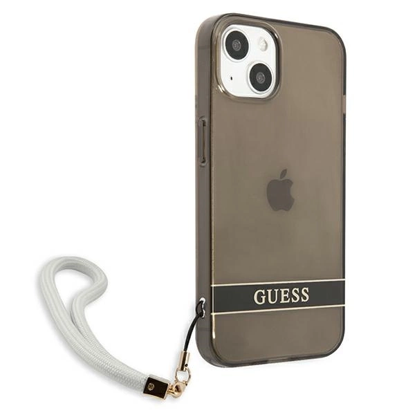 Guess GUHCP13SHTSGSK iPhone 13 mini 5.4" black/black hardcase Translucent Stapeng